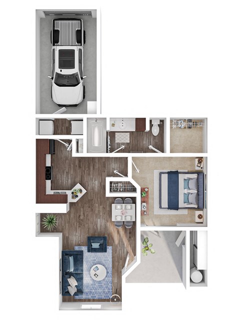 A1 Floorplan at Cambria Apartments in Gilbert Arizona